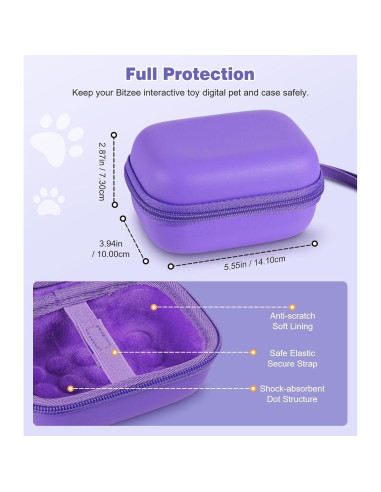 Funda de Transporte MoKo para Bitzee Juguete Virtual Interactivo
