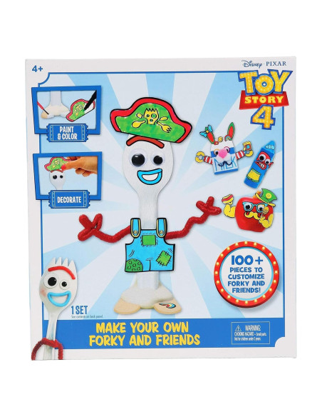 Kit de Manualidades Toy Story 4 Crea Tu Propio Forky - 100 Piezas Kit de Manualidades Toy Story 4 Crea Tu Propio Forky - 100 Piezas