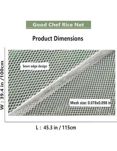 Red de Cocina Antiadherente Dawcrow 115x100cm para Arroz
