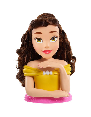 Cabeza de Estilo Deluxe Belle Disney Princess con 12 Accesorios
