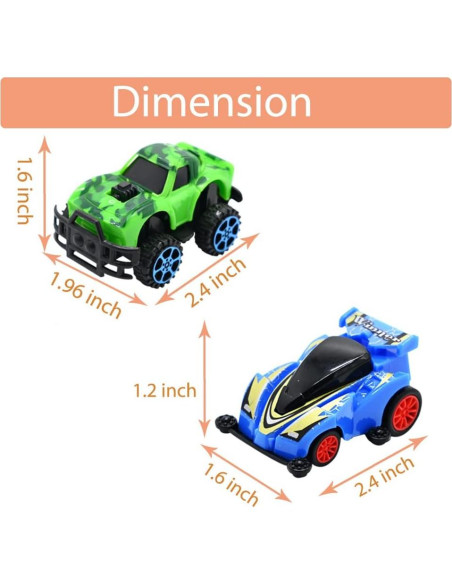 Set de 16 Coches de Retroceso DINESIL para Niños - Juguetes de Carreras Set de 16 Coches de Retroceso DINESIL para Niños - Juguetes de Carreras