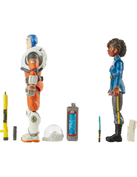 Figuras de Acción Disney Pixar Lightyear Alisha y Buzz 17.78cm Figuras de Acción Disney Pixar Lightyear Alisha y Buzz 17.78cm