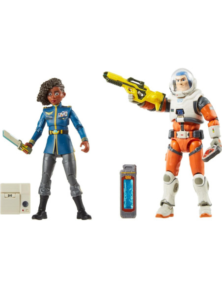 Figuras de Acción Disney Pixar Lightyear Alisha y Buzz 17.78cm Figuras de Acción Disney Pixar Lightyear Alisha y Buzz 17.78cm