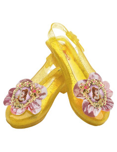 Zapatos Brillantes de Belle Disney - Disfraz Niñas Talla 6