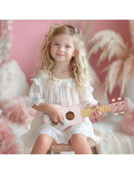 Conjunto Musical Infantil de Madera WoodenEdu - 6 Piezas Rosa Conjunto Musical Infantil de Madera WoodenEdu - 6 Piezas Rosa