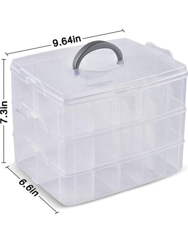 Estuche Organizador Xuerdon para Figuras Little People 30 Compartimentos