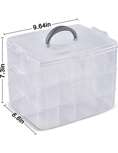 Estuche Organizador Xuerdon para Figuras Little People 30 Compartimentos Estuche Organizador Xuerdon para Figuras Little People 30 Compartimentos