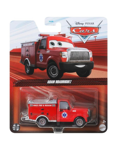 Coche Diecast Disney Pixar Cars Adam Roadriguez 1:55