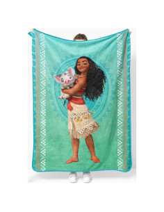 Manta de Peluche Disney Moana 116x152 cm Suave y Cálida