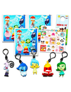 Conjunto de Bolsas Sorpresa Disney Inside Out - 3 Clips y Accesorios