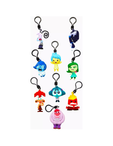 Conjunto de Bolsas Sorpresa Disney Inside Out - 3 Clips y Accesorios