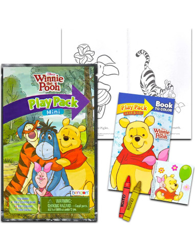 Conjunto de Fiesta Winnie The Pooh - 24 Suministros para Niños