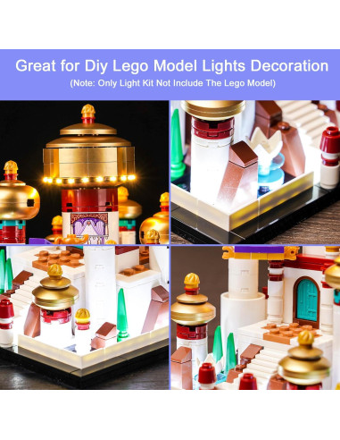 Kit de Luz LED Hilighting para LEGO 40613 Agrabah