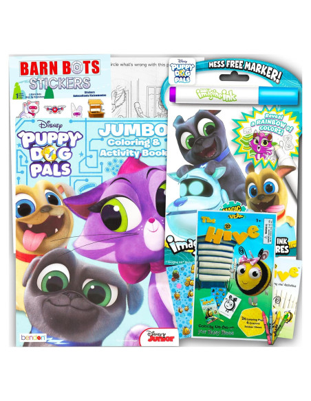Set de Libros para Colorear Disney Puppy Dog Pals - 3 Piezas Set de Libros para Colorear Disney Puppy Dog Pals - 3 Piezas