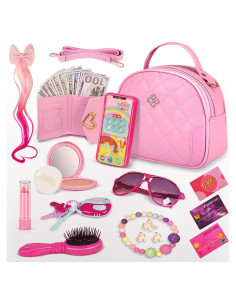 Bolso de Juego para Niñas Haootadiy Rosa 15x12.7cm