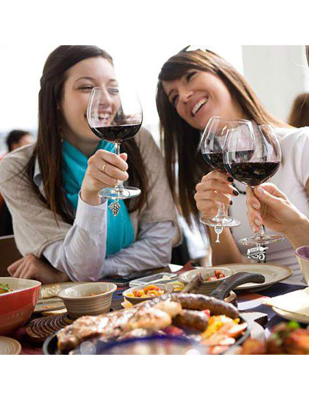 WOCRAFT Charms para Copas de Vino - 50 Piezas de Acero Inoxidable WOCRAFT Charms para Copas de Vino - 50 Piezas de Acero Inoxidable
