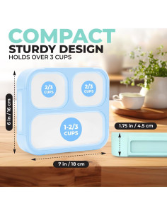 Caja Bento Mediana Kinsho a Prueba de Fugas 1000ml Niños 2