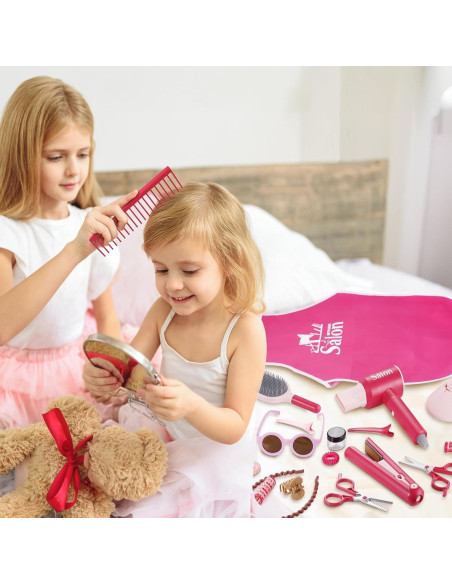 Set de Salón de Belleza Gagaku 22 Piezas para Niñas Set de Salón de Belleza Gagaku 22 Piezas para Niñas