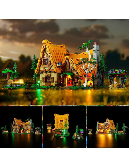Kit de Luz LED YEABRICKS para Casa de Blancanieves 43242 Kit de Luz LED YEABRICKS para Casa de Blancanieves 43242