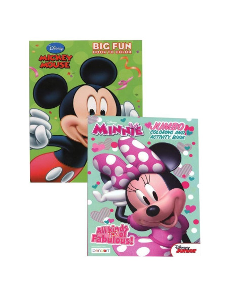 Conjunto de Libros de Colorear Mickey y Minnie 160 Páginas Conjunto de Libros de Colorear Mickey y Minnie 160 Páginas