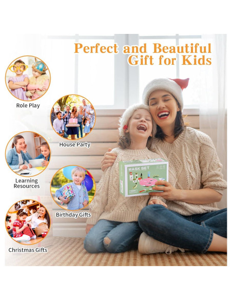 Juego de Maquillaje de Madera Ehome 19 Piezas para Niños 3-8 Años Juego de Maquillaje de Madera Ehome 19 Piezas para Niños 3-8 Años