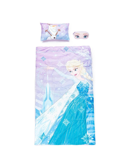 Juego de Dormir Jay Franco Frozen 3 Piezas - Bolsa, Almohada y Máscara Juego de Dormir Jay Franco Frozen 3 Piezas - Bolsa, Almohada y Máscara
