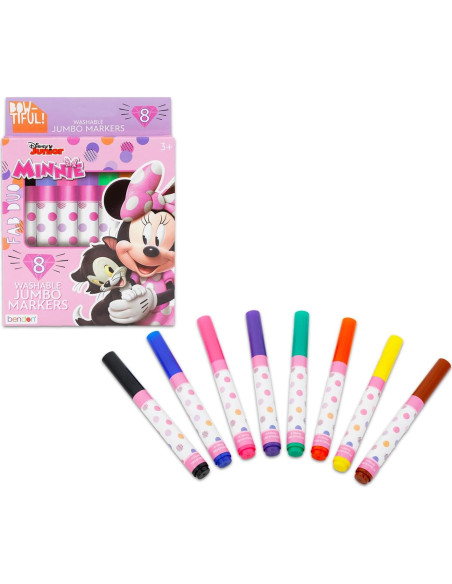 Set de Colorear Disney Mickey y Minnie - 16 Piezas con Marcadores Set de Colorear Disney Mickey y Minnie - 16 Piezas con Marcadores
