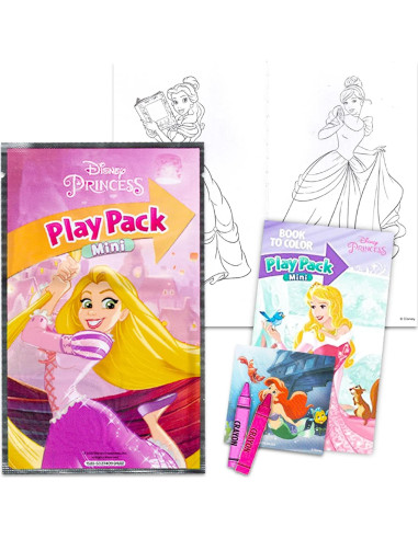 Conjunto de Suministros de Fiesta Princesas Disney 24 Piezas