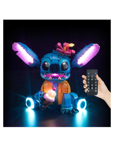 Kit de Luz LED Hilighting para LEGO 43249 Stitch - Control Remoto