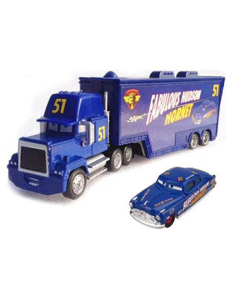 Set de Vehículos Diecast Coche y Camión Mack - Juguetes para Niños Set de Vehículos Diecast Coche y Camión Mack - Juguetes para Niños