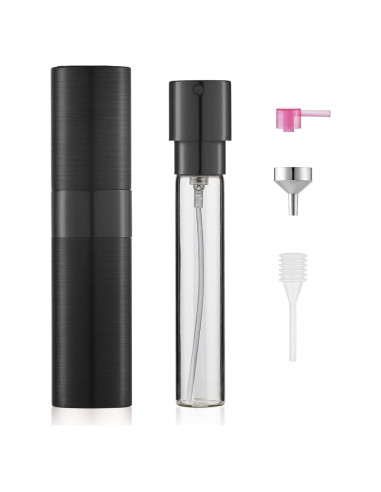 Botella de Spray Atomizador 8ml LISAPACK Recargable Negra