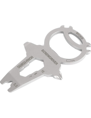 Herramienta Multiuso 10-en-1 Swiss+Tech ST029011 Acero Inoxidable