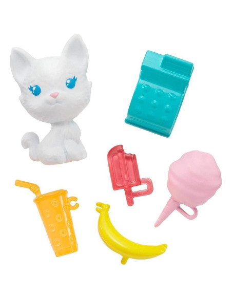Muñeca Barbie Club Chelsea con carrito de bocadillos 15 cm Muñeca Barbie Club Chelsea con carrito de bocadillos 15 cm