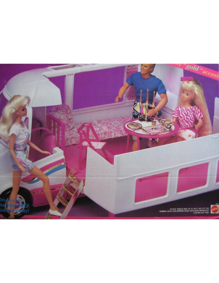 Barbie Casa Rodante Sueño Dorado Mattel 1992 61x26x29 cm Barbie Casa Rodante Sueño Dorado Mattel 1992 61x26x29 cm