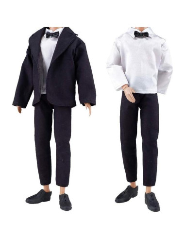 Conjunto de Boda E-TING para Muñecas con Velo y Traje