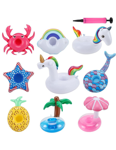 Flotadores Inflables para Muñecas Green Vivid - 9 Piezas Flotadores Inflables para Muñecas Green Vivid - 9 Piezas