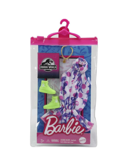 Ropa de Muñeca Barbie Jurassic World: Dominion - Mono Corto y Accesorios Ropa de Muñeca Barbie Jurassic World: Dominion - Mono Corto y Accesorios