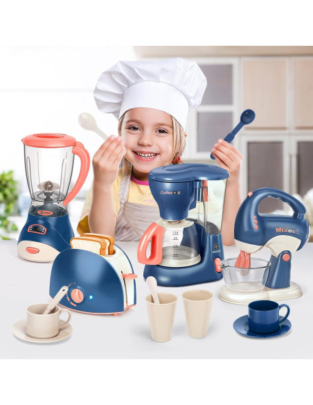 Juego de Electrodomésticos de Cocina YLJ con Luz y Sonido Juego de Electrodomésticos de Cocina YLJ con Luz y Sonido