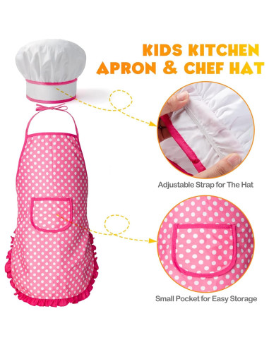 Juego de Cocina Infantil 26 Piezas Tigerhu - Utensilios y Alimentos