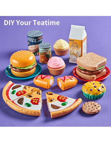 Juego de Comida de Imaginación 78Pc LAUGIGLE para Niños