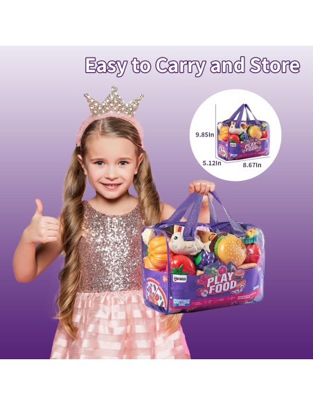 Juego de Comida de Imaginación 78Pc LAUGIGLE para Niños Juego de Comida de Imaginación 78Pc LAUGIGLE para Niños