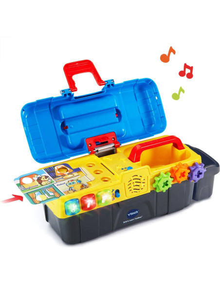 Caja de Herramientas Aprendiendo VTech con Taladro Juguete Caja de Herramientas Aprendiendo VTech con Taladro Juguete