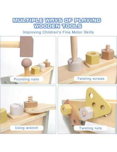 Kit de Herramientas Montessori para Niños - Juguete Educativo