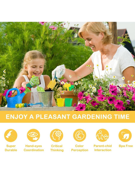 Juego de Jardinería para Niños 12 PCS Vivianan Verde Juego de Jardinería para Niños 12 PCS Vivianan Verde