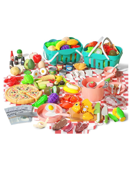 Juego de Cocina 150 Piezas JokerKing Rosa para Niños Juego de Cocina 150 Piezas JokerKing Rosa para Niños
