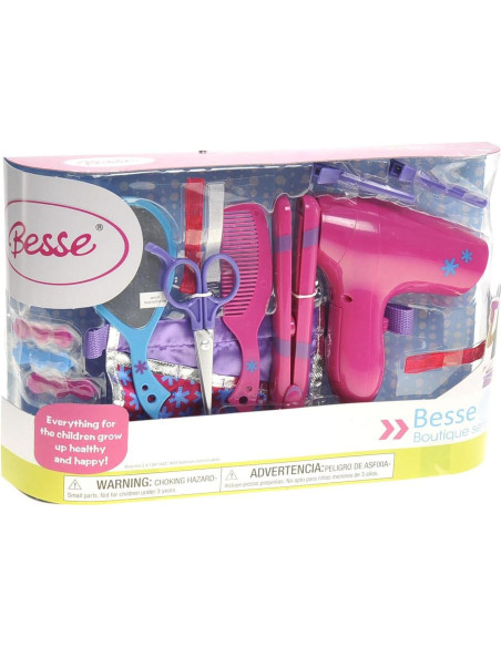 Conjunto de Estilismo de Cabello PowerTRC 13 Piezas para Niñas Conjunto de Estilismo de Cabello PowerTRC 13 Piezas para Niñas