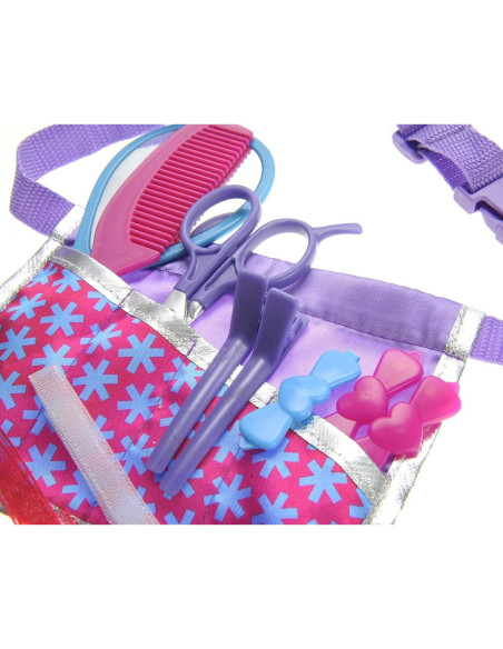 Conjunto de Estilismo de Cabello PowerTRC 13 Piezas para Niñas Conjunto de Estilismo de Cabello PowerTRC 13 Piezas para Niñas