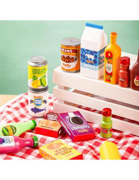 Set de Alimentos de Juguete JOYIN 30 Piezas para Niños Set de Alimentos de Juguete JOYIN 30 Piezas para Niños