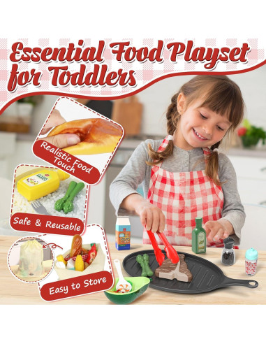 Conjunto de Cocina de Juguete Lehoo Castle para Niños 3-5 Años