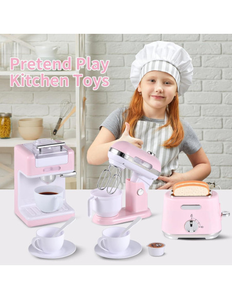 Juego de Cocina Ehome para Niños 4-8 Años con Accesorios Juego de Cocina Ehome para Niños 4-8 Años con Accesorios